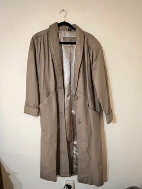 Leather Trench Coat